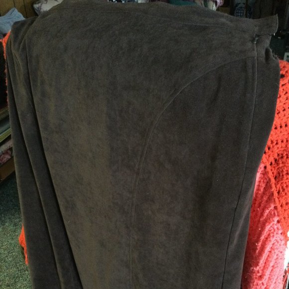 Teddi Petite Ladies Brown Skirt.PXL RN5726 style 20653 used - Picture 1 of 7